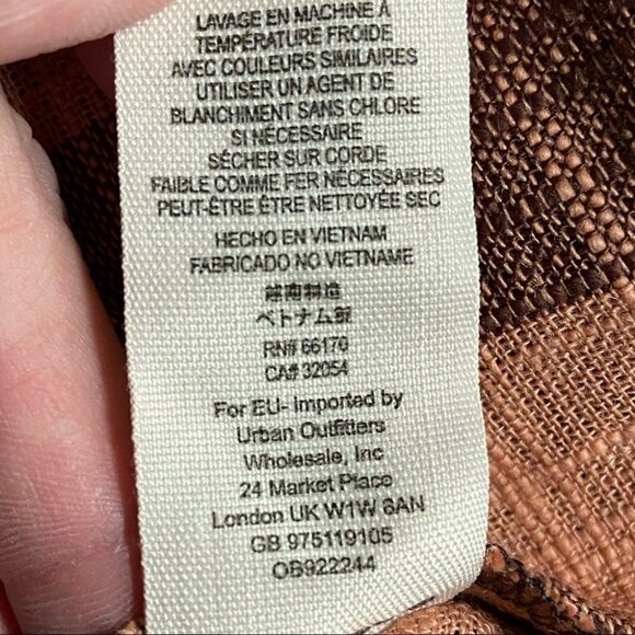 NWT Free People Away At Sea Striped‎ Top Button Up Size Small New With Tags Boho - Picture 6 of 7